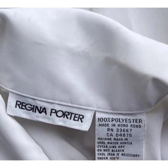 Vintage Regina Porter Women's Long Sleeve Blouse Buttoned Women’s Size Large - Picture 7 of 13